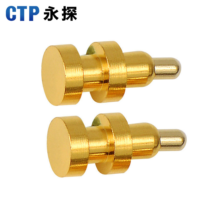 大電流彈簧針pogopin連接器 導電針 鍍金銅針 大電流觸針廠(chǎng)家探針