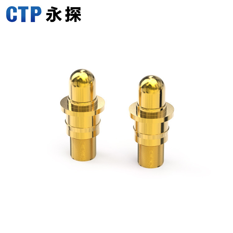 TWS對耳藍牙耳機pogo pin頂針雙頭彈簧針大電流 電池插針彈簧頂針