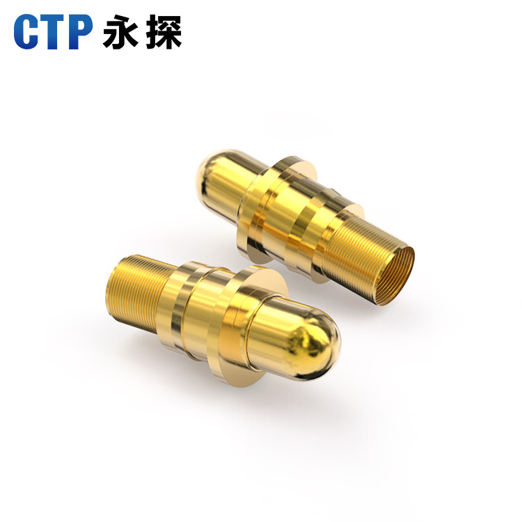 TWS對耳藍牙耳機pogo pin頂針雙頭彈簧針大電流 電池插針彈簧頂針