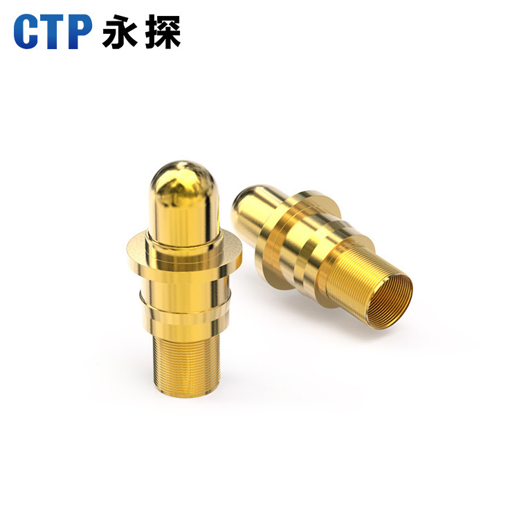 TWS對耳藍牙耳機pogo pin頂針雙頭彈簧針大電流 電池插針彈簧頂針