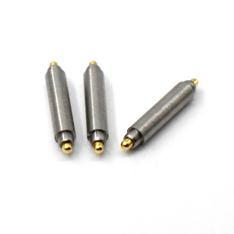 雙頭式pogopin導電探針不銹鋼彈簧針 雙向彈力pogo pin測試頂針
