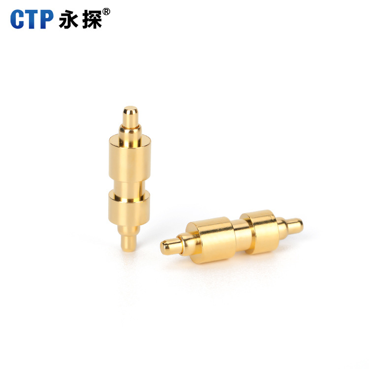 pogo pin大電流天線(xiàn)頂針彈簧探針大電流高頻充電銅針 雙頭信號針
