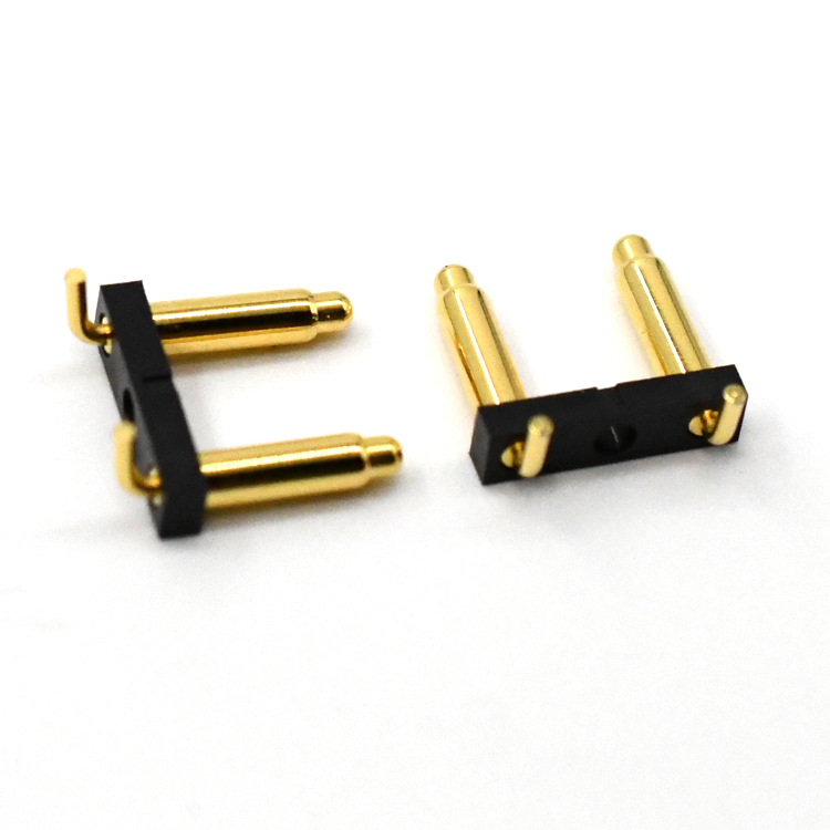 pogopin彈簧針連接器導電針彈性針 折彎頂針折彎式 充電寶彈針