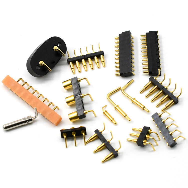 廠(chǎng)家折彎pogopin充電針導電探針 充電寶彈針藍牙耳機觸針彈簧針