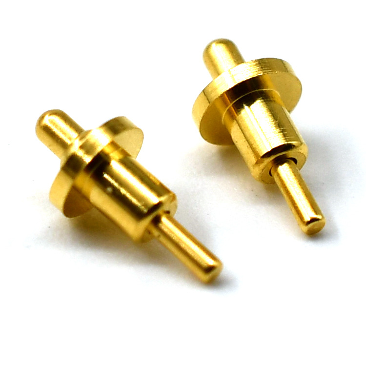 廠(chǎng)家pogopin彈針霧化器彈簧針通電連接器彈簧電極接觸 鍍金頂針