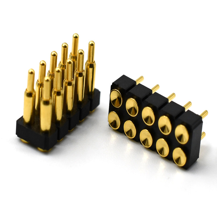 10pin彈簧針連接器平板電腦pogopin公母座信號針充電針天線(xiàn)頂針