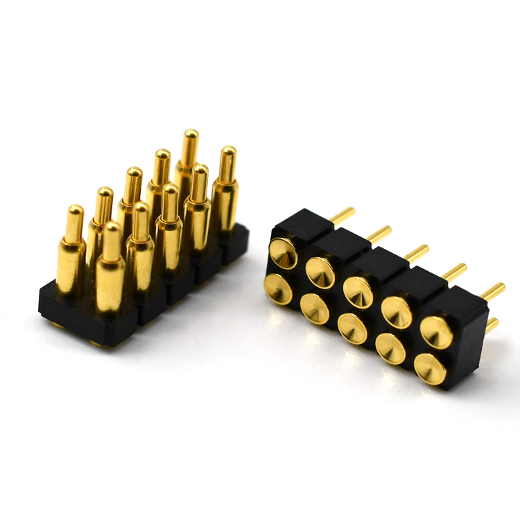 10pin彈簧針連接器平板電腦pogopin公母座信號針充電針天線(xiàn)頂針