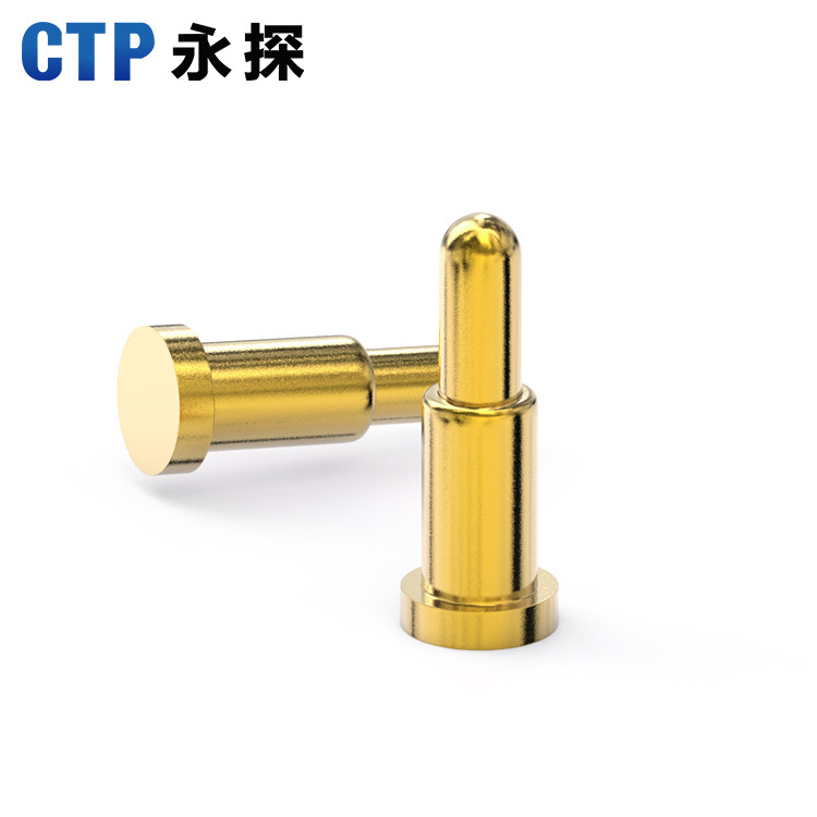 pogopin連接器 大功率電流針 測試針頂針彈簧針信號針公母座對接