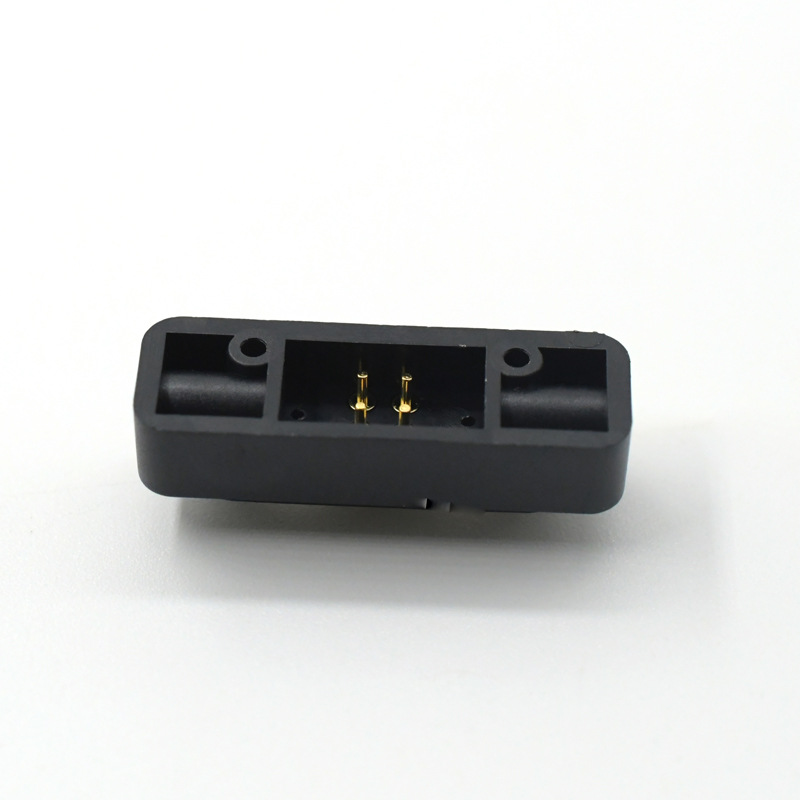 雙排磁吸連接器 智能手表充電觸點(diǎn)運動(dòng)手環(huán)零配件 4pin磁吸充電頭